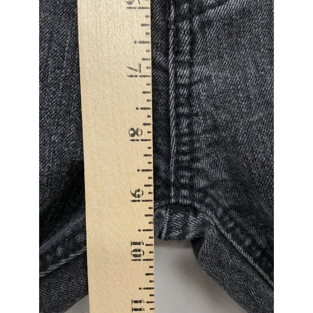 Levis‎ 511 Jeans YOUTH BOYS 16 SLIM 28x28 Straight Black Medium Wash Stretch